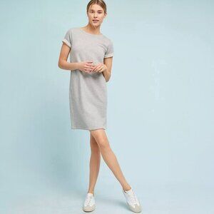 Anthropologie Cloth & Stone Essential Sweatshirt Dress in Heather Gray - sz XS